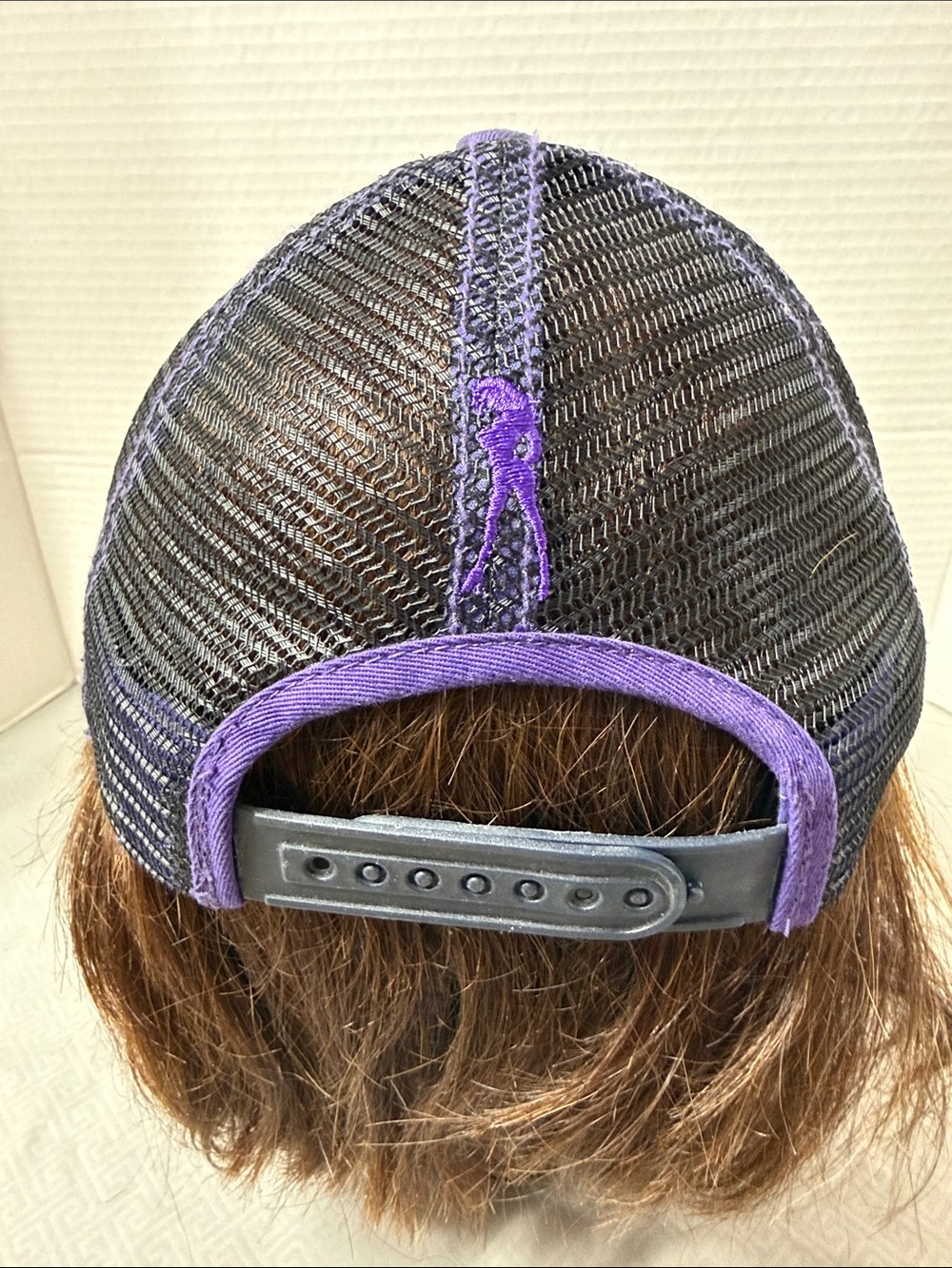 Vintage Skin Industries Women MultiColor Snake Skin Pattern Trucker Baseball Cap - Picture 3 of 9